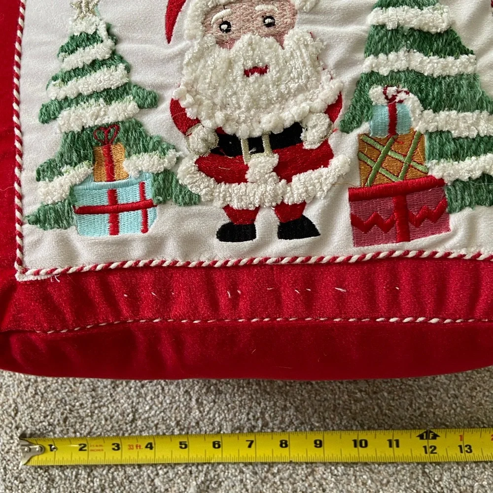 Letters to Santa Mailbox Pillow Cupcakes & Cashmere Christmas & Holiday Pillow